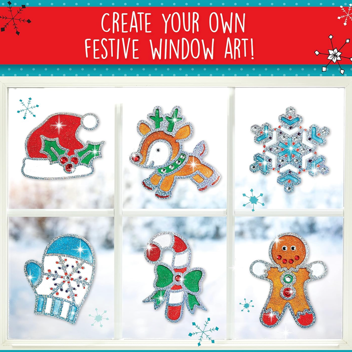 Christmas Window Clings Craft Kit – Faber-Castell USA