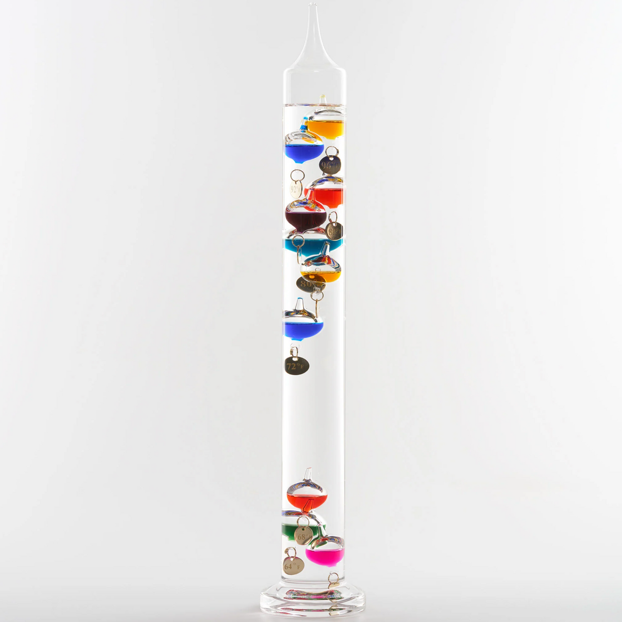 JJ CARE – Thermomètre Galilée avec baromètre en verre givré, la station météo Galileo mesure des températures JJ CARE – Thermomètre Galilée avec baromètre en verre givré, la station météo Galileo mesure des températures