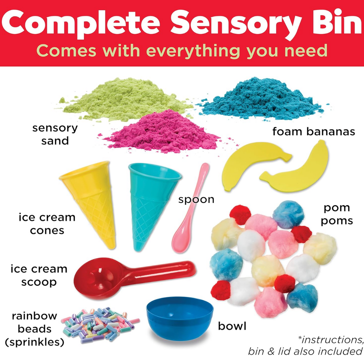 Ice Cream Shop Deluxe Activity Sensory Table — Child's Play Toys Store