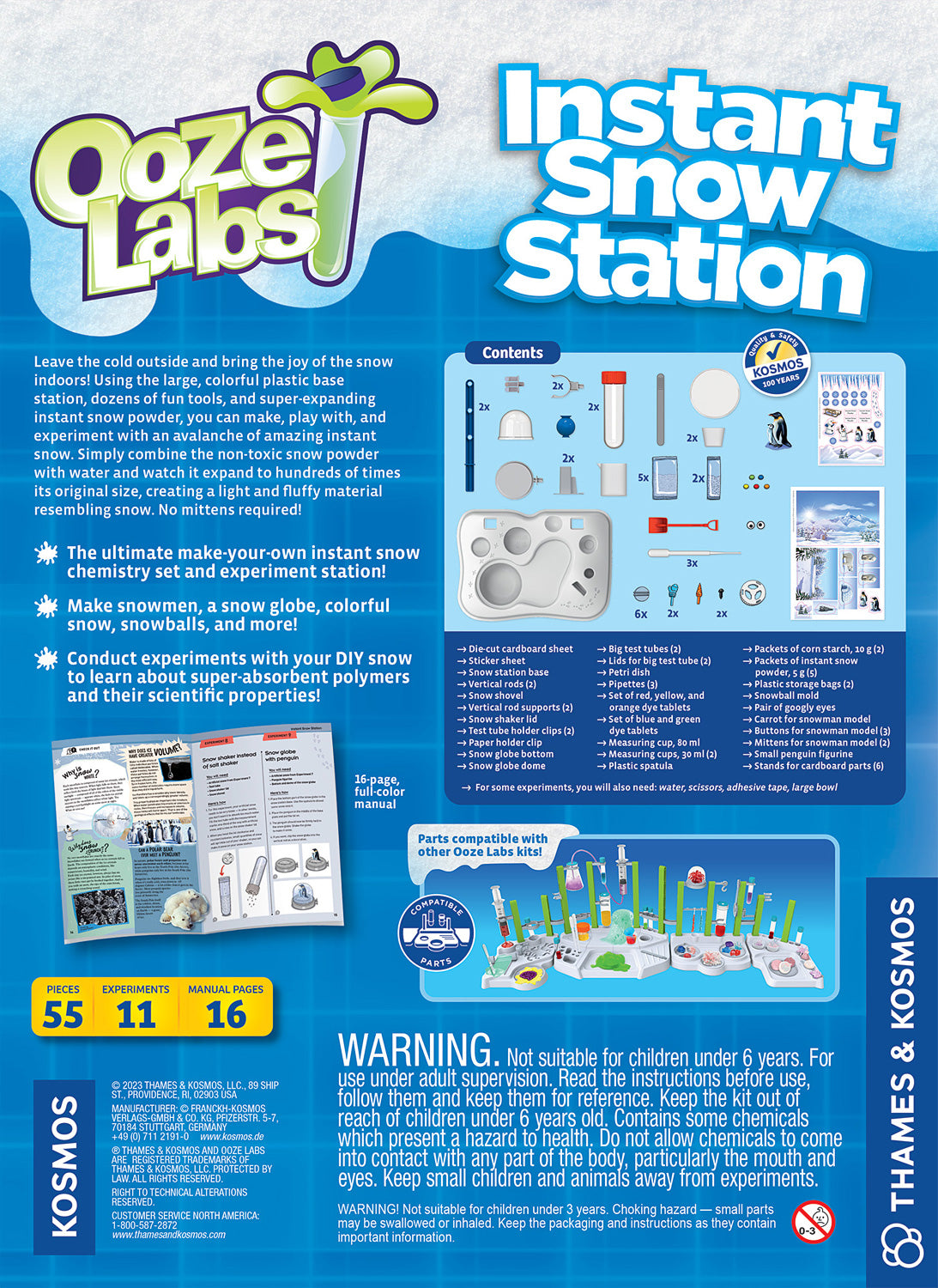 Thames & Kosmos Ooze Labs Instant Snow Station