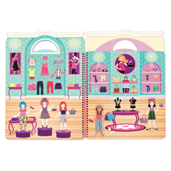 Libro de actividades con autoadhesivos -Día del glamour - Sticker sets - Le Dida Libro de actividades con autoadhesivos -Día del glamour - Sticker sets - Le Dida