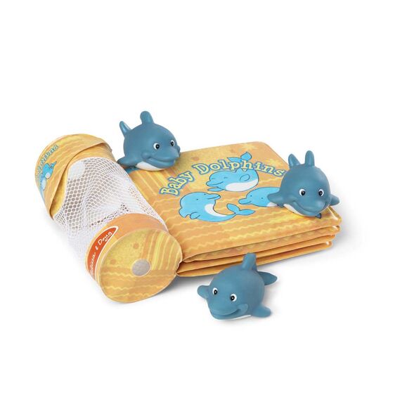 Baby Dolphins Bath Book Toy Child