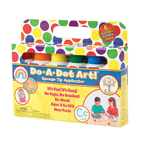 EconoCrafts: Do A Dot Art Rainbow Washable Paint Markers