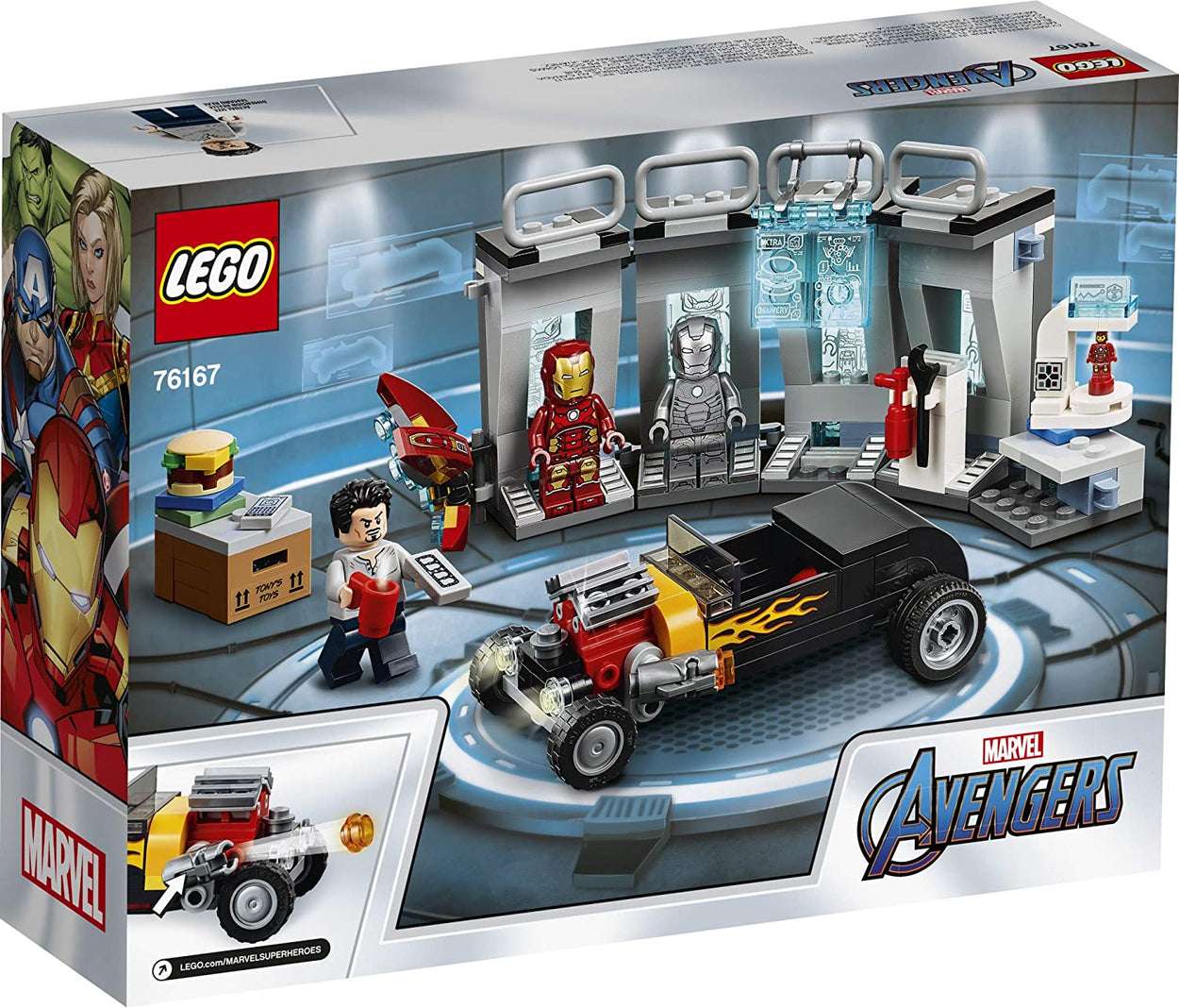 Lego Marvel Iron Man Armory Toy Building Set 76216, Avengers Gift for 7  Plus Year Old Kids, Boys & Girls, Iron Man Pretend Play Toy, Marvel  Building