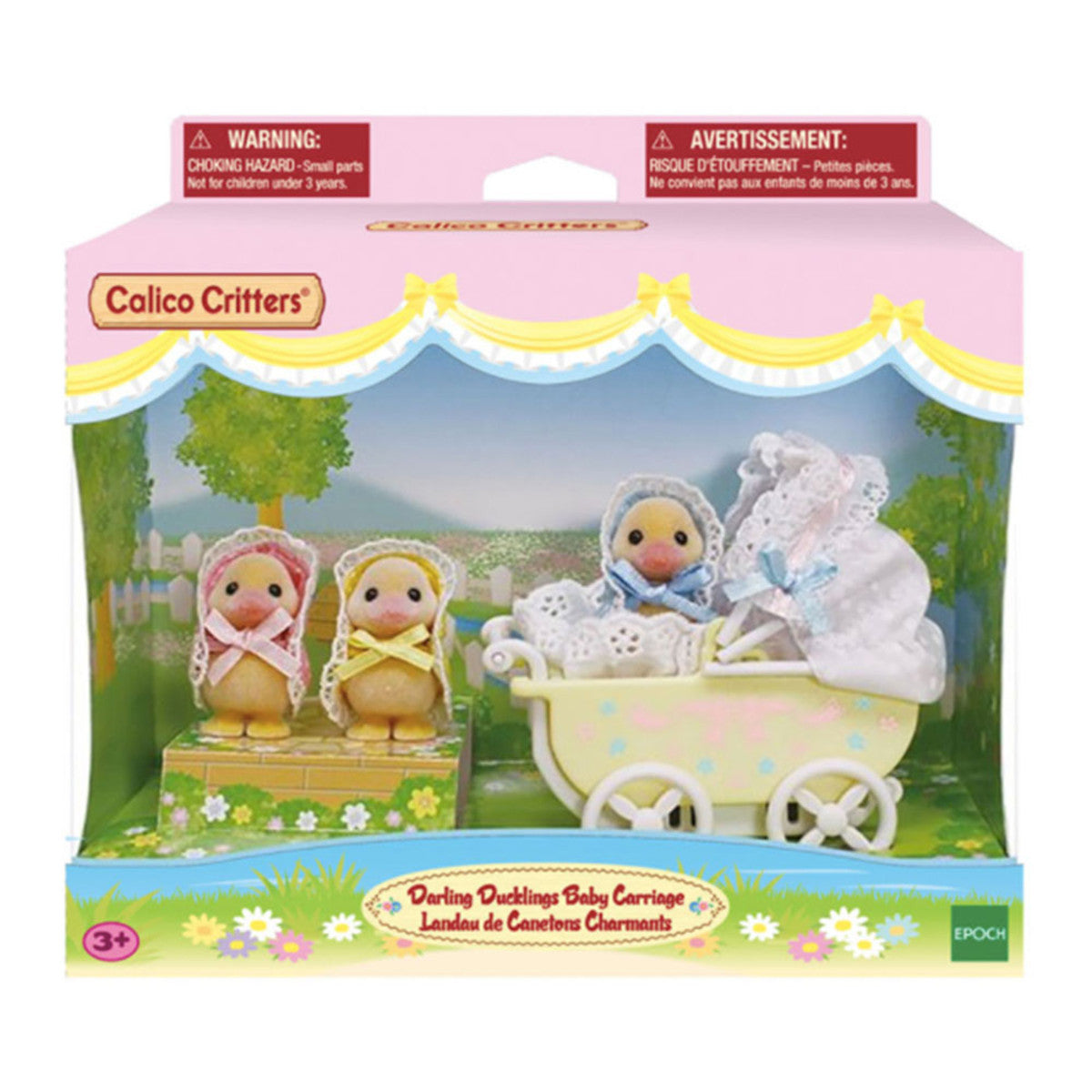 calico critters double stroller Calico Critters Darling Ducklings Baby Carriage — Child's Play Toys Store