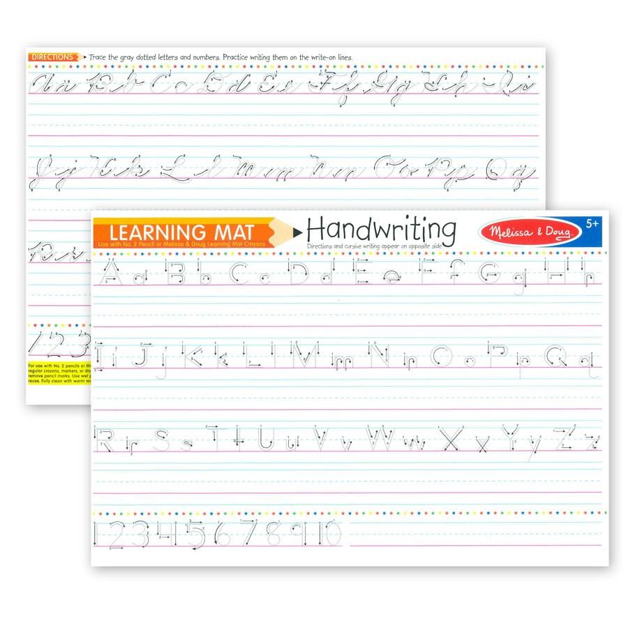 Handwriting - Wipe Off Learning Mats — Child's Play Toys Store