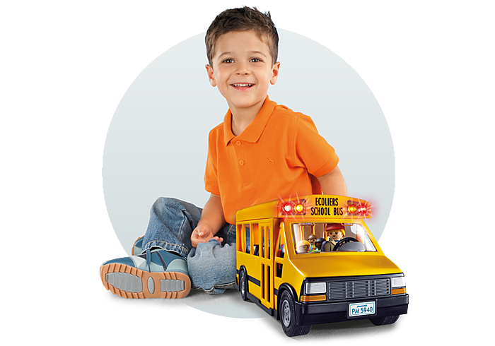 Playmobil school shop bus 5940
