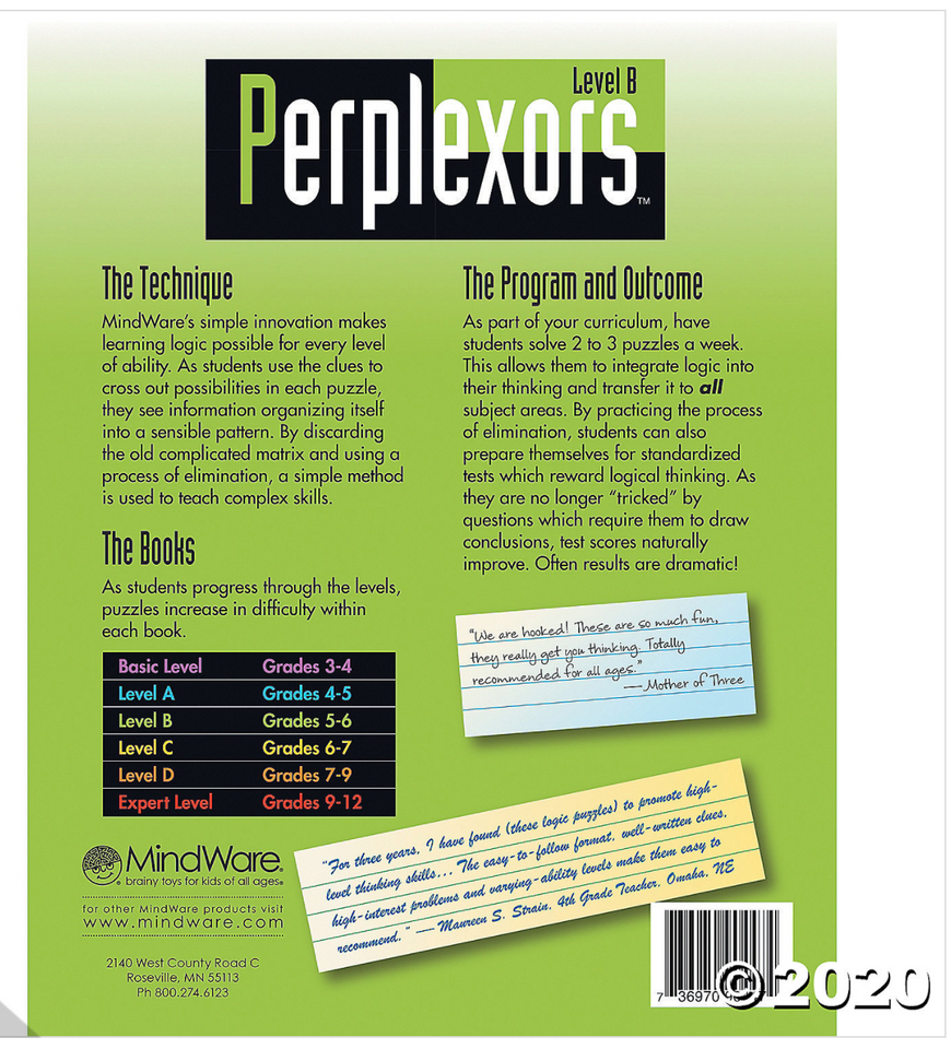 Perplexors Level B — Child's Play Toys Store