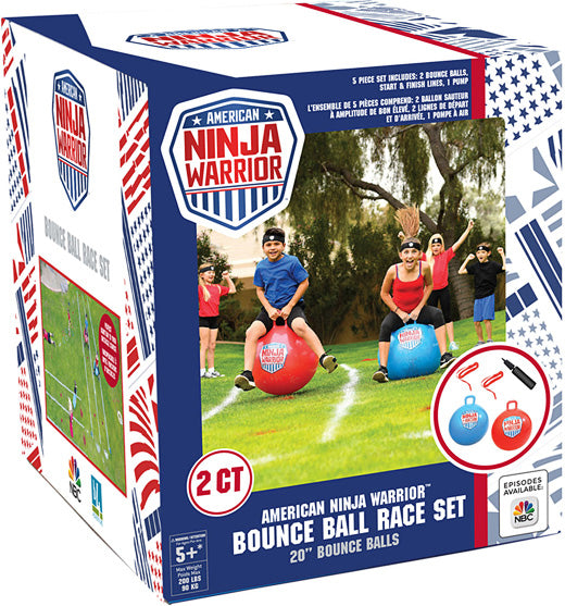 American Ninja Warrior Bounce Ball Race Set — Child's Play Toys Store